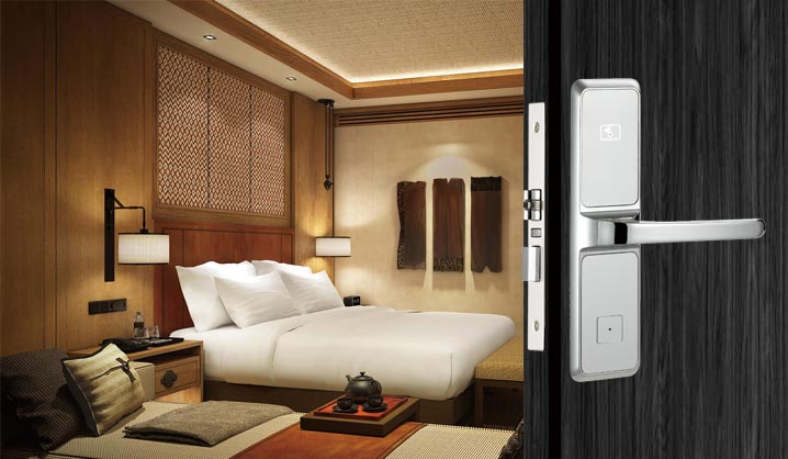 hireadlock hotel lock 2025E Silver